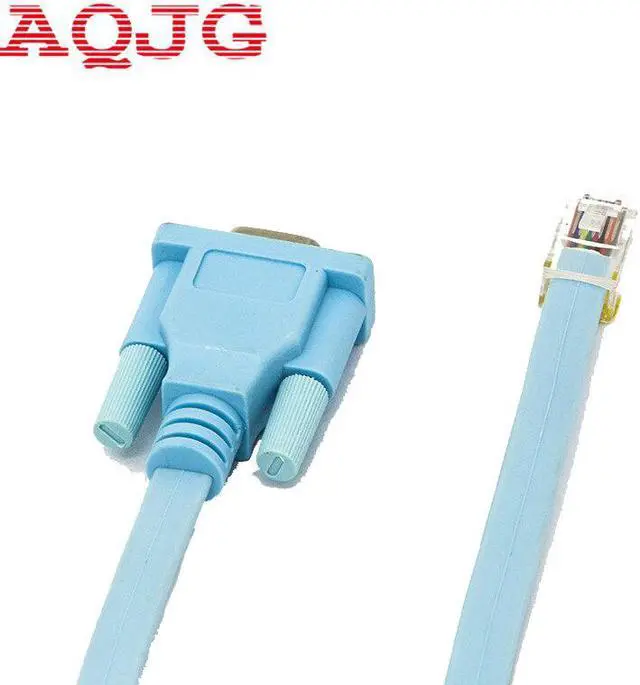Alt view image 5 of 6 - 6FT Network RJ45 to RS232 COM Port Serial DB9 Female Router Console Cable Adapter Forcisco Huawei  Router COM