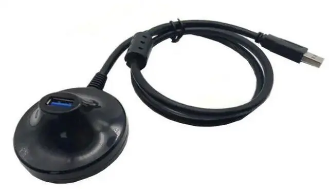 Alt view image 2 of 2 - USB 3.0 type-A male to Female   USB Extension Dock station Cradle base stand docking cable 1M