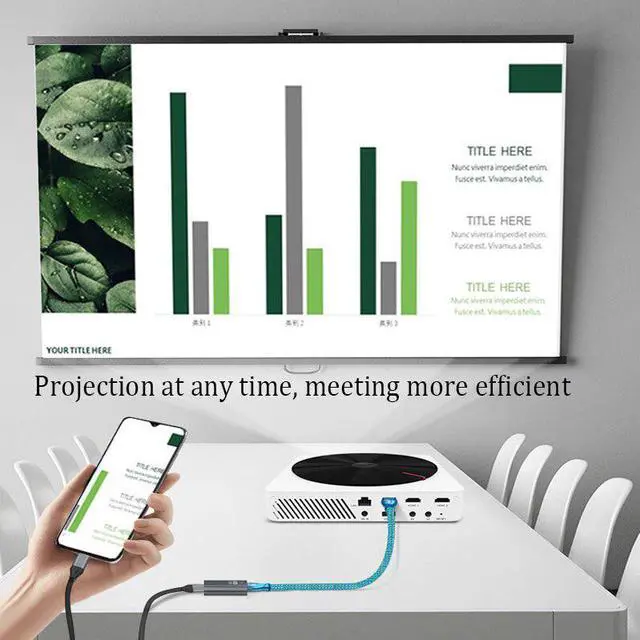 Alt view image 4 of 6 - USB C to HDMI Mini Displayport Adapter 4K 60Hz USB Type c female to Mini DP Converter for Macbook Pro Huawei Mate 20