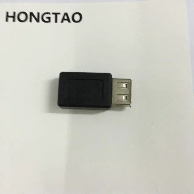 Alt view image 6 of 6 - Black USB 2.0 Type A Female to Micro USB B Female Adapter Plug Converter usb 2.0 to Micro usb connector wholesale