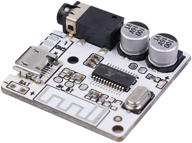 Alt view image 2 of 6 - Bluetooth 5.0 Receiver MP3 Stereo Music 3.5mm DIY Car Bluetooth Audio Receiver Board Speaker Module Audio DIY Modified Receiver
