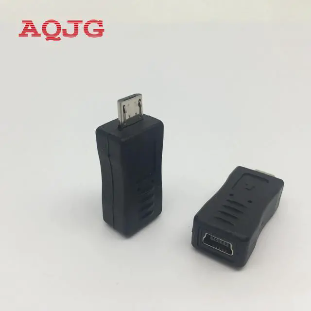 Alt view image 4 of 6 - 1pcs Universal Mini USB Female to Micro USB Male Connector Adapter Wholesale Store