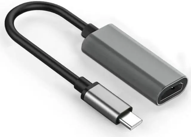 Alt view image 2 of 6 - USB C To HDMI-compatible Adapter 4K 30Hz Cable Type C HDMI-compatible For MacBook Samsung Huawei Mate P20 Pro USB-C Adapter