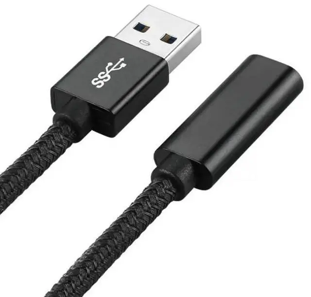 Alt view image 4 of 6 - USB C  Type-C Female to USB 3.0 A Male Adapter Cable