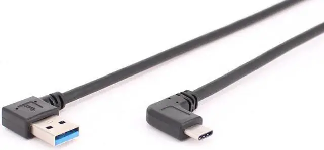 Main image of 30cm USB 3.1 Type C USB-C Angled to UP& Down& Left& Right Angled 90 Degree A Male Data Cable for Macbook & Tablet & Mobile Phone
