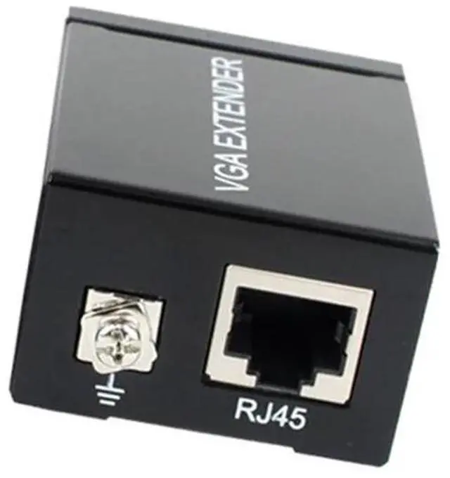 Alt view image 6 of 6 - VGA Network Signal Extender Sender 60m RJ45 CAT5e/6 Transmitter Receiver Adapter for HDTV