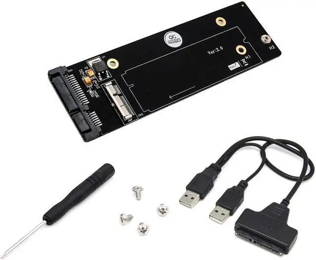 Alt view image 3 of 6 - For Macbook Air SSD Adapter for Apple Adaptador SSD M2 Adaptador SSD for Macbook Air A1466 M.2/M2 to SATA Adapter M.2/USB Cable
