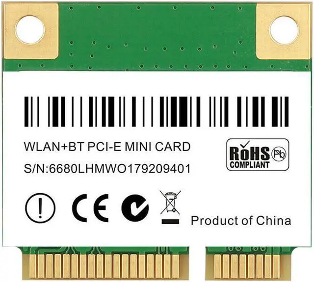 Alt view image 3 of 6 - 1200Mbps Wireless Mini PCI-E 7265AC WiFi Network Card 802.11ac BT4.2 PC Adapter