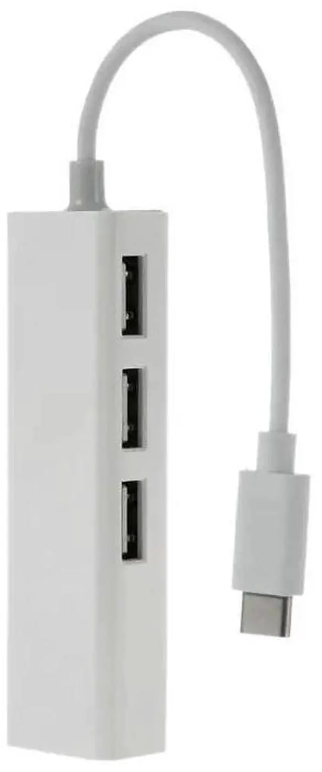 Alt view image 3 of 6 - USB 3.1 Type C USB-C Multiple 3 Port Hub rj45  Ethernet Network LAN Adapter adaptador Cable For Macbook & Chromebook