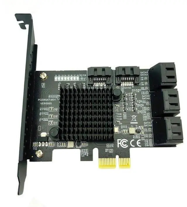 Alt view image 6 of 6 - M2 SSD NGFF to SATA Adapter 6Gbps NGFF M.2 Adapter Card 22-Pin SATA III for NGFF M.2 SATA Converter for Laptop Desktop