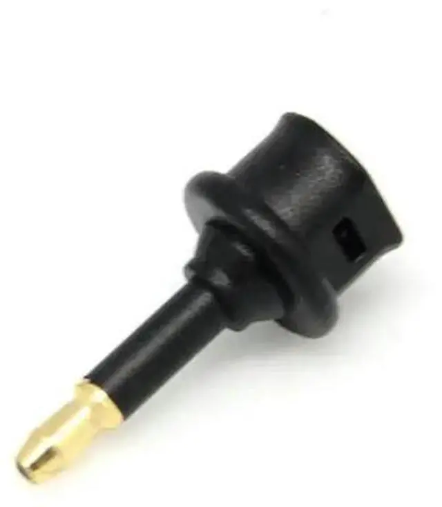 Alt view image 4 of 4 - Toslink Plug To 3.5mm Mini Digital Optical Cable Adapter Male To Female Fiber Optic Adapter Audio Connector