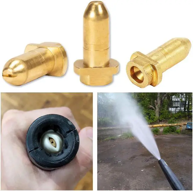 Alt view image 6 of 6 - K5 Brass Nozzle Adapter For Karcher K1-K9 Spray Gun Lance Replacement Spray Nozzle Car Washer Jet Nozzle Water Spray Tip Bullet
