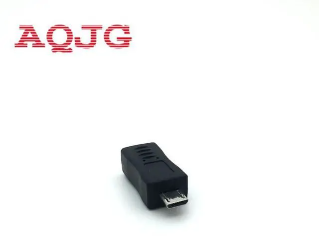 Alt view image 3 of 4 - Black Micro USB male to Mini USB Female Adapter Converter Adaptor Promotion! Rotating car audio usb Charger adapter