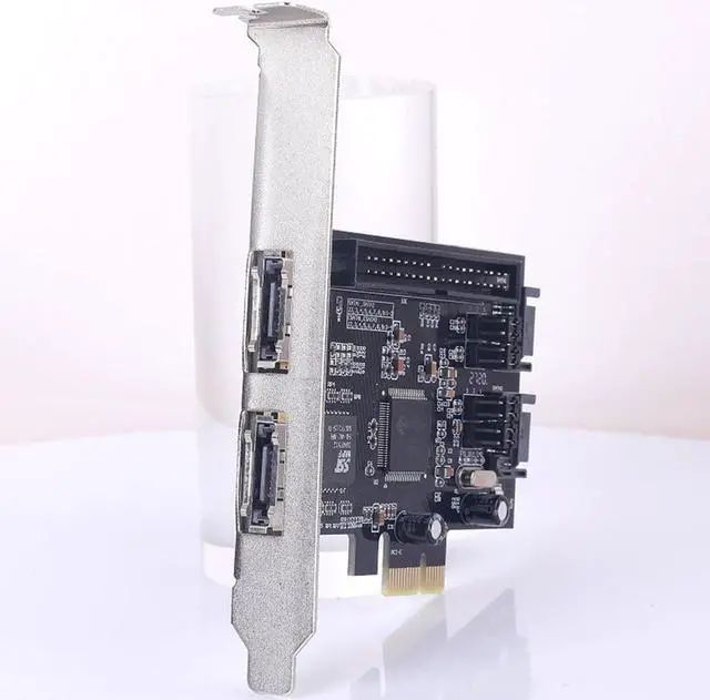 Alt view image 5 of 6 - PCI To SATA Controller PCI To Ide PCI-E To 2sata IDE Jmb363 Disk Array Card Express Expansion Card Adapter