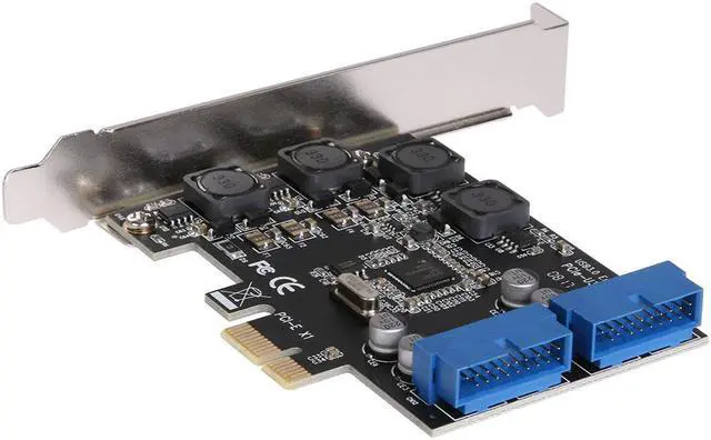 Main image of USB 3.0 PCIE PCI Express Control Card Adapter Desktop Front PCIe Transfer USB3.0 19PIN Interface Adapter Card