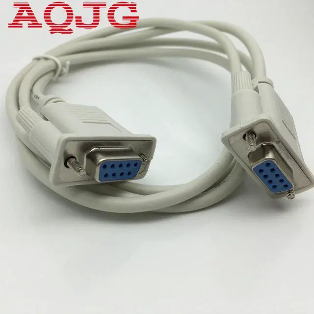 Main image of 1.5M DB9 female F/F cables db9 9PIN  connector Extension Cable RS232 serial cable DB9 Male to Female for computer cable