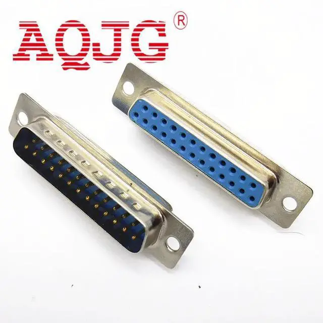 Alt view image 2 of 6 - 5PCS/LOT 25 Pin D-SUB DB25 Pin Male Female Solder Type Welding Connector
