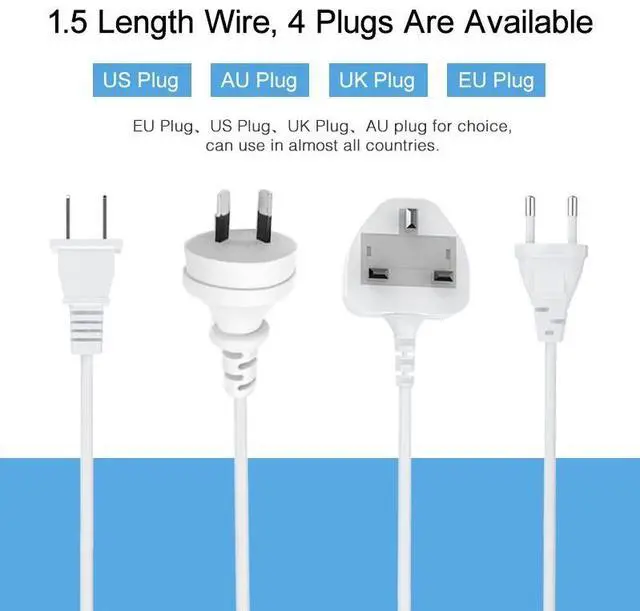 Alt view image 5 of 6 - 5V 2.4A 8 Port multi USB Charger LCD Digital Display Fast Quick Charge dock Charging Station Adapter For iPhone Tablet EU UK