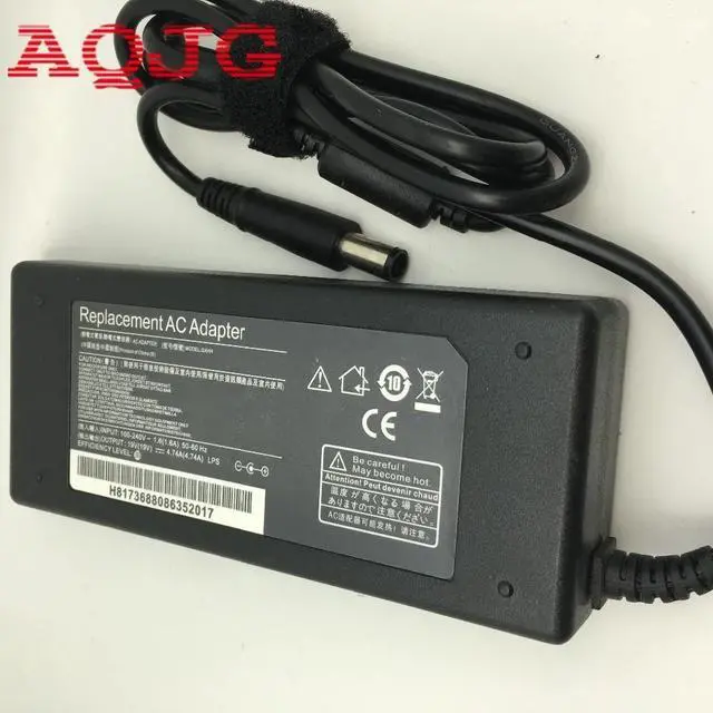 Alt view image 4 of 4 - Replacement For HP 19V 4.74A 7.4*5.0MM 90W 463955-001 609940-001 PPP012H-S Pavilion dv4 dv5 g4 g6 g7 AC Charger Power Adapter
