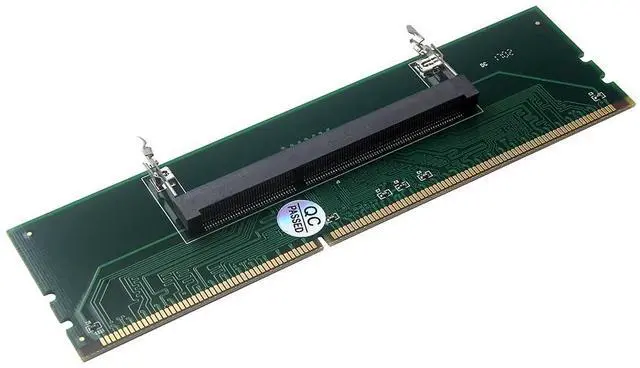 Alt view image 2 of 6 - PC Component DDR3 Laptop to Desktop RAM Adapter SODIMM to Memory DIMM RAM Adapter Expansion Card Transfer Cards