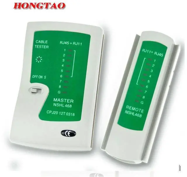 Alt view image 4 of 6 - RJ45 RJ11 RJ12 CAT5 UTP LAN Cable Tester Networking Tool Wholesale Retail Professional Network Cable Tester