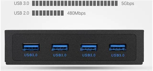 Alt view image 4 of 6 - PCI-E to USB 3.0 PC Front Panel USB 3 Expansion Card PCIE USB3 Adapter 3.5" Floppy USB3.0 Front Panel Bracket PCI Express Riser