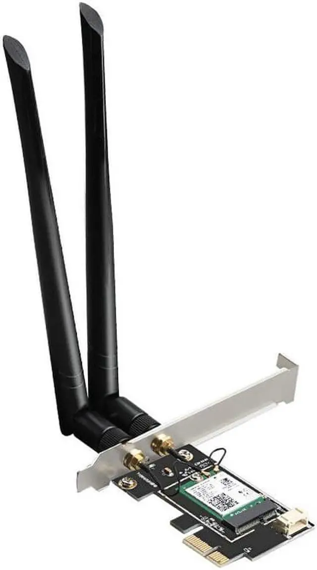 Alt view image 3 of 3 - Entena WiFi 6 Adapter Wireless Bluetooth adaptador  PCI Express  wi-fi  Network Card 3000M with INTEL AX200