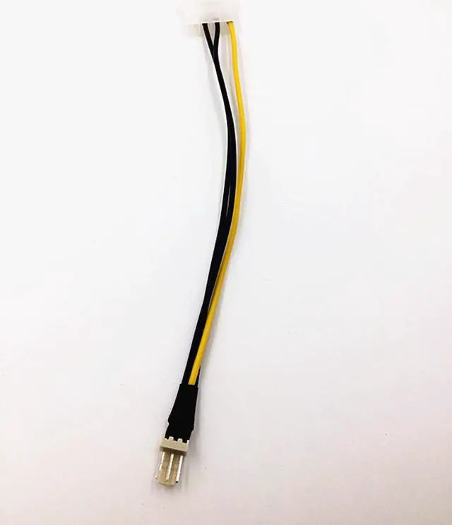 Alt view image 5 of 5 - 2PCS 20cm 4 Pin Molex IDE to 3 Pin PC Computer CPU Case Fan Power Connector Cable Adapter