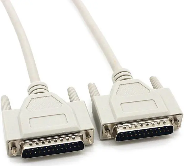 Alt view image 3 of 4 - DB25 25Pin 25 Pin Parallel Male to Male LPT Printer DB25 M-M Cable 10M 32FT  Computer cable