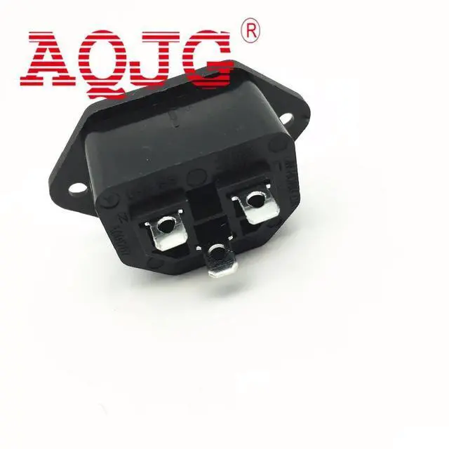 Alt view image 5 of 5 - Chassis Female 15A/250V 3PIN 05231 AC IEC C13 C14 Inline Socket Plug Adapter Mains Power Connector Power Supply Output Outlet