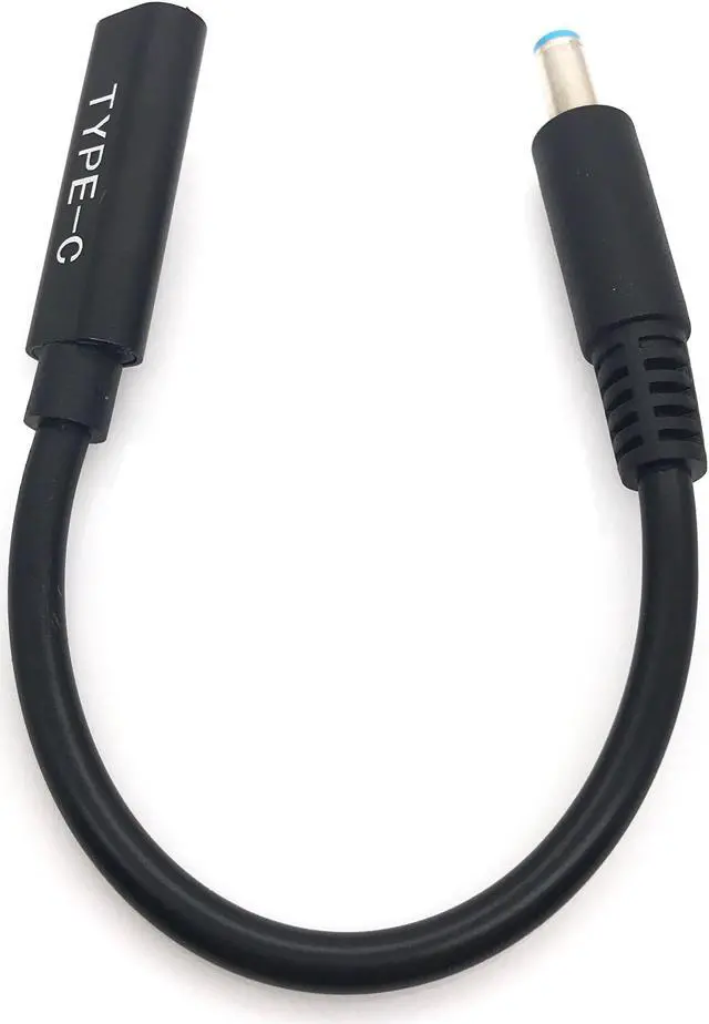 Alt view image 3 of 5 - Dc USB Type C USB C Female to 4.5*3.0 4.5x3.0mm with Pin Male Plug Converter Power Jack Connector Adapter for Hp Envy Ultrabook