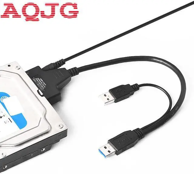 Main image of Universal SATA  Speed USB Cable Connector USB 3.0 To SATA 22 Pin 2.5 Inch Hard Disk Driver SSD Adapter Cable Converter