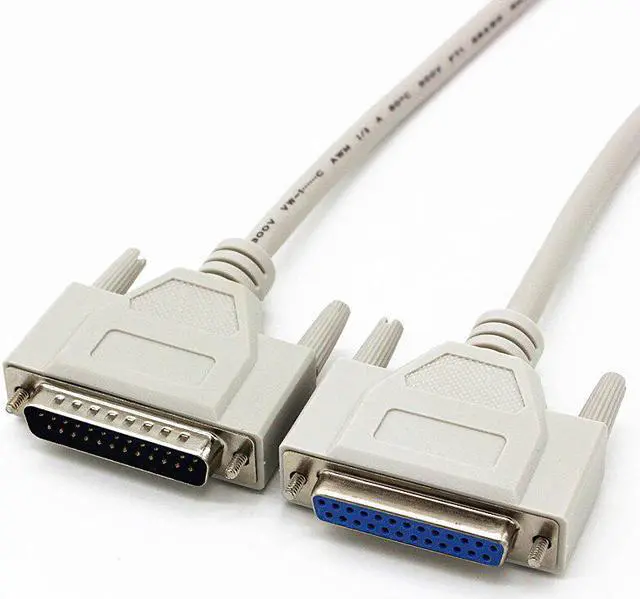 Alt view image 6 of 6 - DB25 25 Pin Male to Female M/F Printer Cable 10M DB25 25 Pin Parallel Male to Male LPT Printer Cable 10Feet