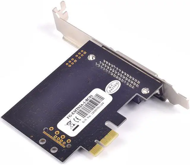 Alt view image 6 of 6 - 2 port Serial DB9 RS232 Parallel DB25 PCI e Adapter Serial DB9 RS232 Parallel DB25 to PCI e Adapter RS-232 PCIe PCI-e Card