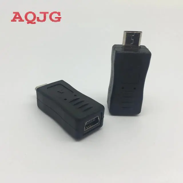 Alt view image 6 of 6 - 1pcs Universal Mini USB Female to Micro USB Male Connector Adapter Wholesale Store