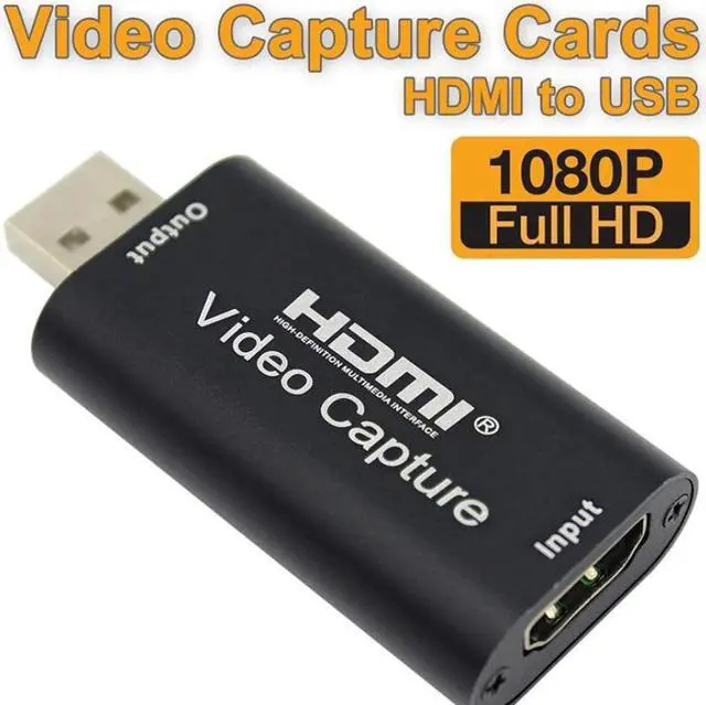Main image of Video Card HDMI Video Capture Card VHS USB 2.0 Grabber Recorder 4K 1080P for PS4 Game DVD Camcorder HD Camera Live Streaming