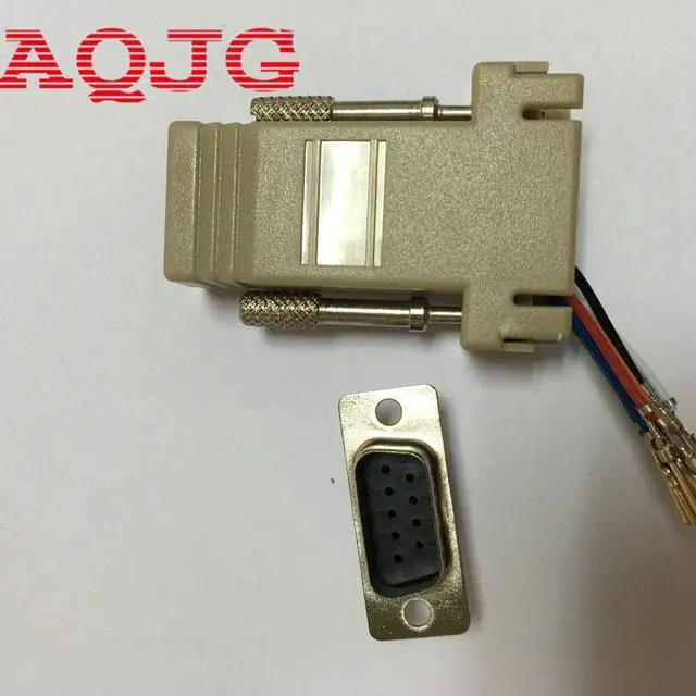 Alt view image 2 of 4 - 10PCS DB9 Male to RJ45 Male M/M RS232 Modular Adapter Connector Extender Convertor DB9 Male to RJ45 wholesale RS232