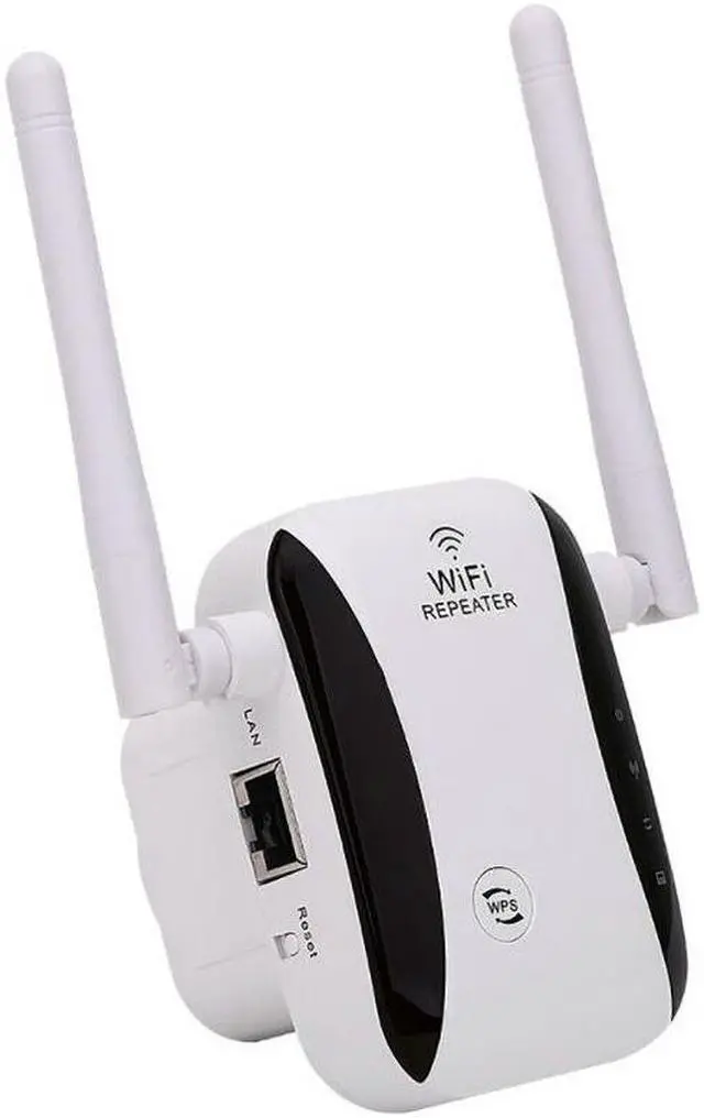 Alt view image 6 of 6 - WiFi Signal Amplifier Wireless Repeater 300M WiFi Repeater WiFi Range Extender with Dual Antennas for Home Office
