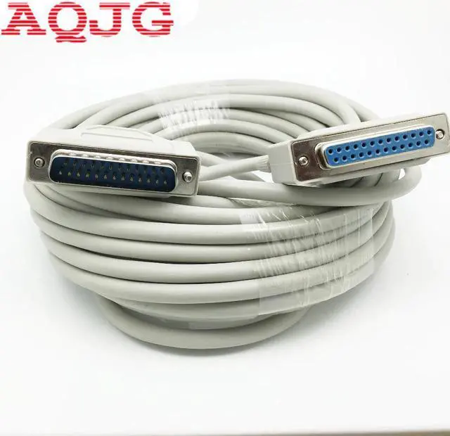 Main image of DB25 25 Pin Male to Female M/F Printer Cable 10M DB25 25 Pin Parallel Male to Male LPT Printer Cable 10Feet