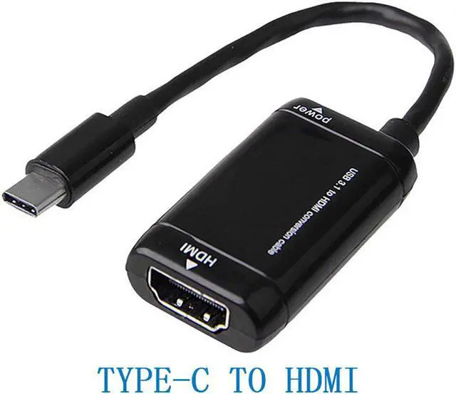 Alt view image 5 of 6 - Computer Display Adapter Usb-c Type C To Hdmi Adapter Usb 3.1 Tv Cable For Mhl Android Phone Tablet Suitable Mobile Phones#g30