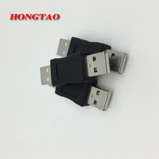 Alt view image 3 of 3 - High Speed USB 2.0 Male to USB Male Converter Connector Male to male Adapter Classic Simple Design Black Wholesale