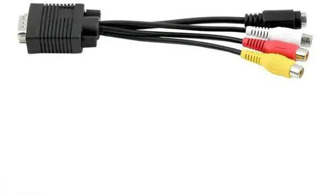 Alt view image 4 of 5 - VGA SVGA to S-Video 3 RCA AV VGA to Video TV Out S-Video AV Adapter Converter PC Computer Laptop