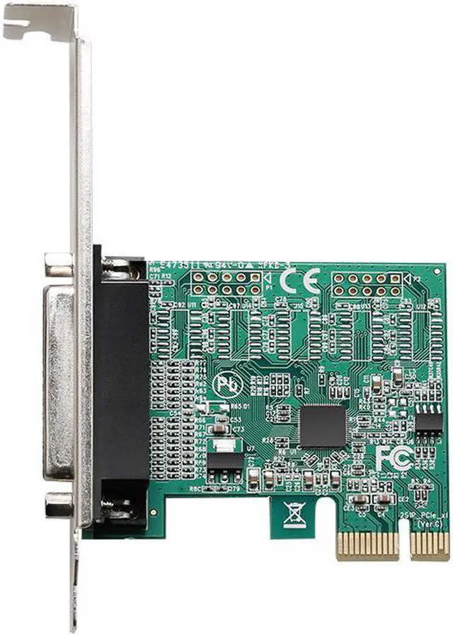 Alt view image 3 of 5 - DIEWU Parallel Card Printer DB25 Parallel Ports and LPT connectors for PCI-E card with PCI Express connector adapter converter