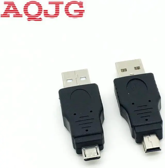 Main image of USB male to micro USB male USB male to MINI USB male Conventer Computer adapter For Android Phone Computer Laptop Wholesale