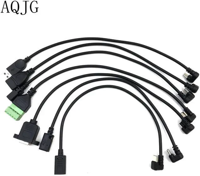 Alt view image 2 of 6 - 25cm mini Usb Male/ usb Male Female/Mrico/ Printer B / Terminal 5P TO Type-c Usb Degree Cables Wholesale