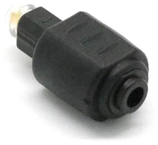 Alt view image 6 of 6 - 10pcs  3.5mm Female Mini Jack Plug To Digital Toslink Male Audio Adapter Square male to 3.5 round female Fiber spdif connector