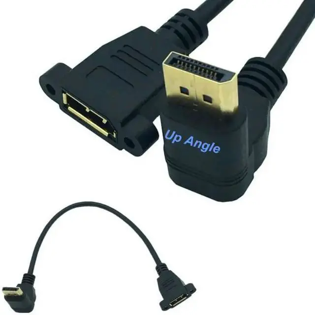 Alt view image 2 of 6 - DisplayPort  Extension Cable DP to DP Extension Cable Male to Femlae 0.3M Cord