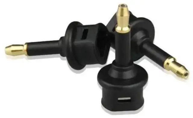 Alt view image 2 of 4 - Toslink Plug To 3.5mm Mini Digital Optical Cable Adapter Male To Female Fiber Optic Adapter Audio Connector