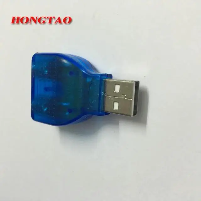 Alt view image 4 of 6 - USB TO PS2 PS/2 Adapter Keyboard Mouse to USB Converter Adapter Adaptor Connector for  Computer  Laptop Usb2.0  Blue