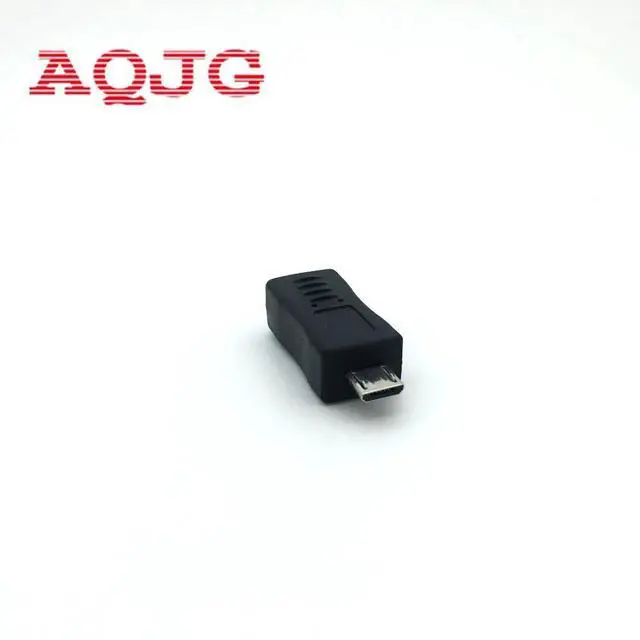 Alt view image 2 of 4 - Black Micro USB male to Mini USB Female Adapter Converter Adaptor Promotion! Rotating car audio usb Charger adapter